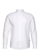 Johan Seersucker Shirt Kronstadt White
