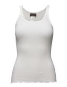 Silk Top W/ Elastic Band Rosemunde White