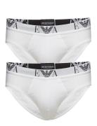 Mens Knit 2Pack Brie Emporio Armani White