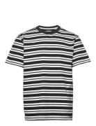 Akkikki Noos Stripe Tee Anerkjendt Black