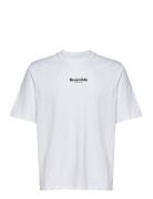 Logo Mid Sleeve Tee Gots Resteröds White