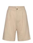 Onlcaro Hw Wide Linen Bl Shorts Cc Tlr ONLY Beige