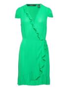 Vmmenny Short C/S Wrap Dress Wvn Ga Vero Moda Green