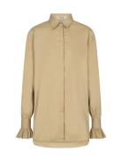 Enola Fancy Shirt MOS MOSH Beige