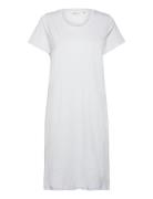 Rebekka Short Dress Gots Basic Apparel White
