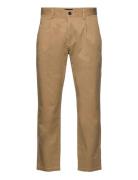 Lake Pleat Twill Pants Clean Cut Copenhagen Beige