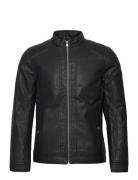 Fake Leather Jacket Tom Tailor Black