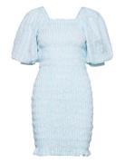 Rikka Stripe Dress A-View Blue