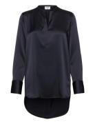 Pull-On Silk Blouse Filippa K Navy