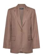 Slkimina Blazer Soaked In Luxury Brown