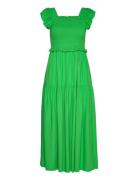 Yascitri Sl Long Dress S. YAS Green