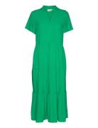 Edasz Ss Maxi Dress Saint Tropez Green