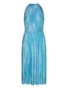 Yaslafina Halterneck Midi Dress - Show YAS Blue