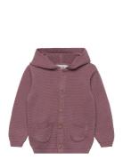 Knit Cardigan Ls Fixoni Burgundy