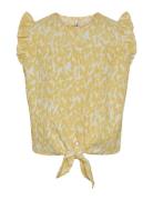 Pkmaya Sl Tie Top Little Pieces Yellow