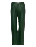 Jody Leather Pants Hosbjerg Green