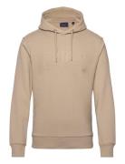 Reg Tonal Shield Hoodie GANT Beige