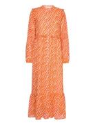 Genny Recycled Maxi Dress Notes Du Nord Orange