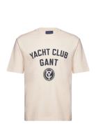 Yacht T-Shirt GANT Cream