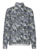 Print Denim Shirt Ganni Patterned