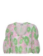 Pleated Georgette Ganni Patterned