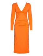 Light Stretch Jersey Ganni Orange