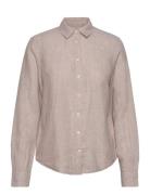 Reg Linen Chambray Shirt GANT Beige