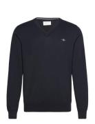 Classic Cotton V-Neck GANT Black