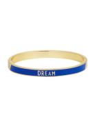 Word Candy Bangle Design Letters Blue