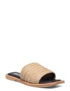 Bialillie Braided Slide Smooth Leather Bianco Beige