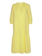 Annaba Long Chiffon Dress Tamaris Apparel Yellow