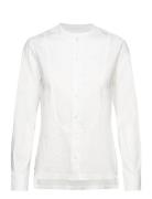 Tanne Shirt Stretch Linen Naja Lauf White