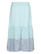 Enora Tiered Midi Skirt French Connection Blue