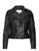 Vifeli Leather Jacket - Noos Vila Black