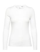 Slfdianna Ls O-Neck Top Noos Selected Femme White
