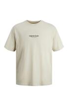 Jorvesterbro Tee Ss Crew Neck Noos Jnr Jack & J S Cream