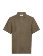 Sunny Linen Shirt Woodbird Khaki