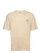 Dptennis Print T-Shirt Denim Project Beige