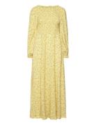 Light Jacquard Maxi Dress ROTATE Birger Christensen Yellow