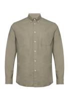 Slhregrick-Ox Shirt Ls Noos Selected Homme Green