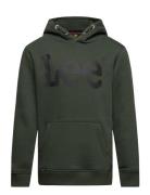 Wobbly Graphic Bb Oth Hoodie Lee Jeans Green