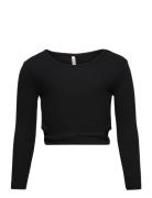 Kognessa L/S Cut Out Top Box Jrs Kids Only Black