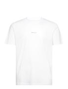 Slhaspen Print Ss O-Neck Tee Noos Selected Homme White