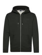 Essential Logo Zip Hoodie Superdry Green