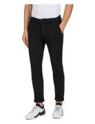 Zeumar Trousers Slim Hyperchino Color Xlite Replay Black