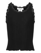 Rkbeatha Sl Top W/ Lace Rosemunde Kids Black