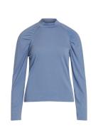 Cecilia Solid Blouse Sirup Copenhagen Blue