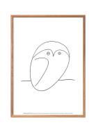 Chouette Poster & Frame White