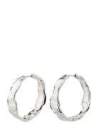 Julita Recycled Hoop Earrings Pilgrim Silver