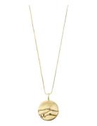 Heat Recycled Coin Necklace Pilgrim Gold